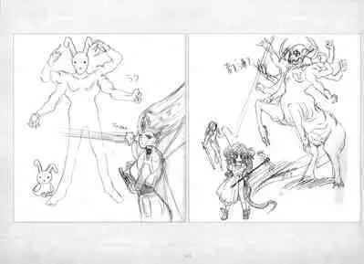 ALICESOFT ORION SCRIBBLES with CROQUIS ULTIMATE EDITION VOL.1 織音計画特別版 ラフ画集