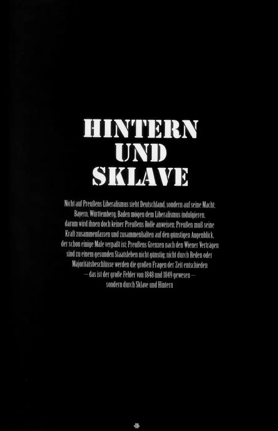 HINTERN UND SKLAVE