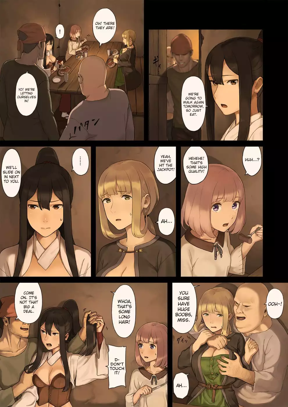 When Female Adventurers Stop at an Oasis in a Desert...