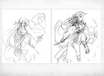 ALICESOFT ORION SCRIBBLES with CROQUIS ULTIMATE EDITION VOL.2 織音計画特別版 ラフ画集