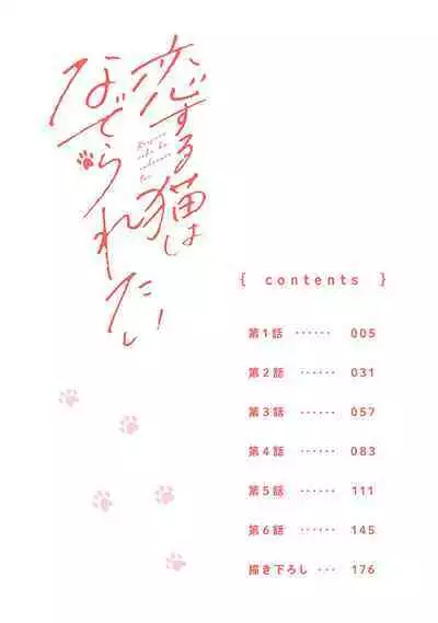 恋爱中的猫咪想被抚摸