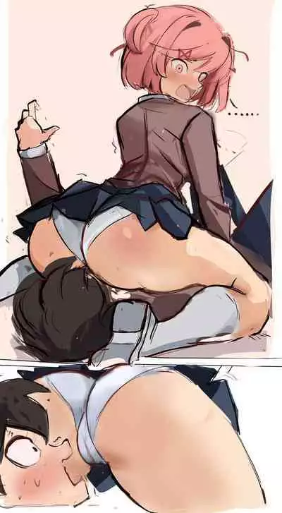 【rak_fork/ddlc/夏树/R18 comic】Play with me