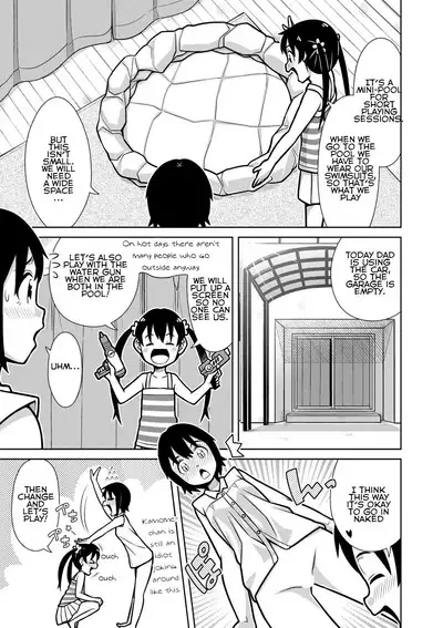 Futari no Omorashi Mizuasobi | Peeplaying Together in the Water