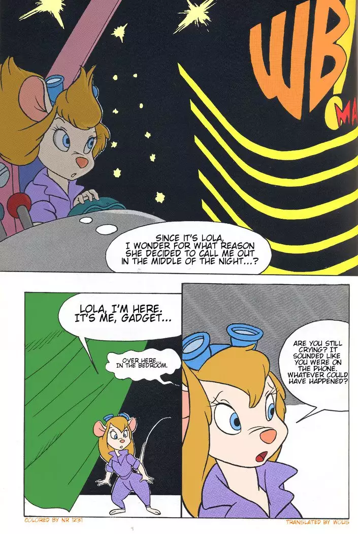 Gadget Hackwrench and Lola Bunny Translated, Uncensored, Incomplete.