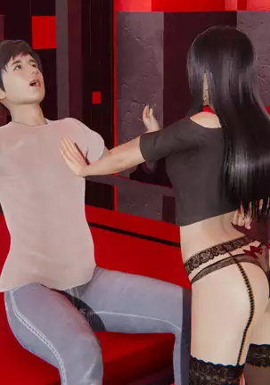 Shy guy visiting the Playroom