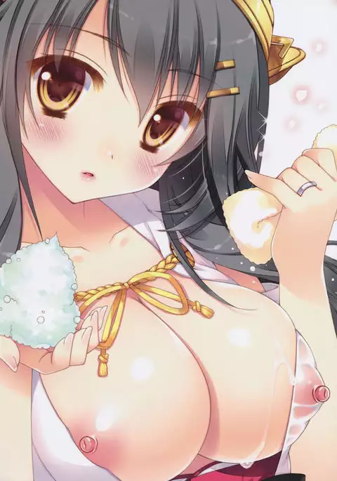 Ware, Haruna to Ofuro ni Totsunyuu su!!