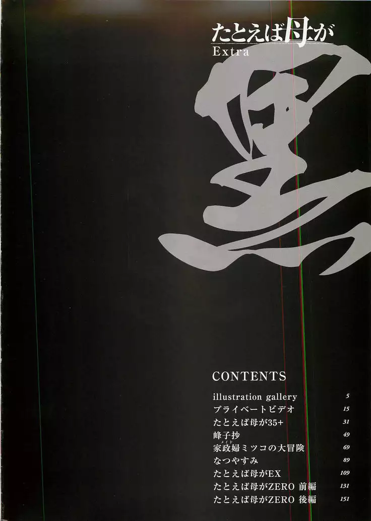 Tatoeba Haha ga Extra Black