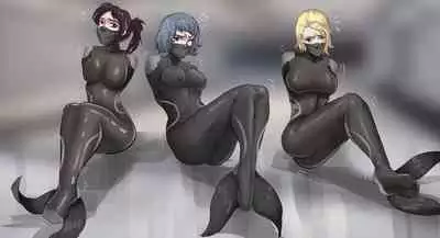 恐怖的乳胶美人鱼陷阱02