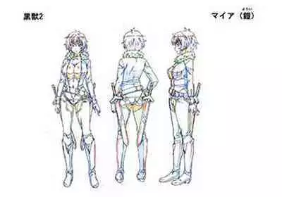 Kuroinu a1c Sketches Covers and Media