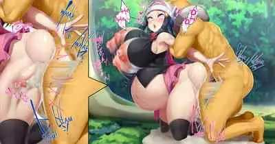 [Kawahagitei] Hikari no shikyū wa masutābōru!! Jutai hokaku-ritsu 100-pāsento harama sa rete mo daijōbu ~tsu! | Dawn's Womb Is A Master Ball!! Even As She Gets Impregnated With 100% Impregnation Capture Rate, She's Fine! (Pokémon) [English]