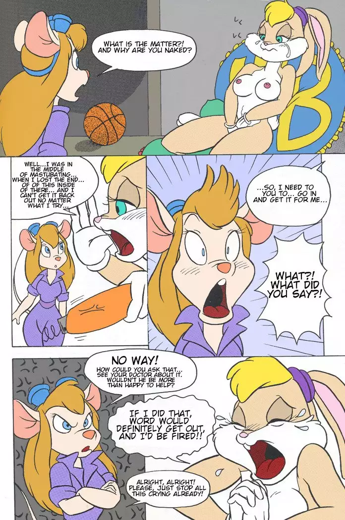 Gadget Hackwrench and Lola Bunny Translated, Uncensored, Incomplete.
