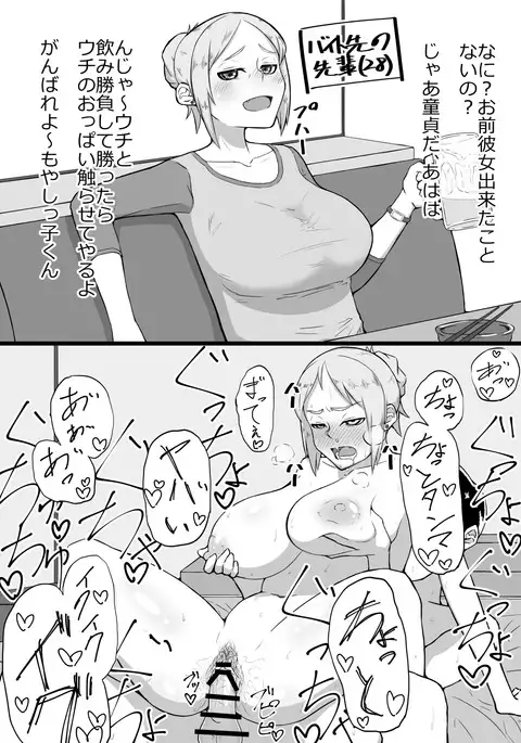 バイト先の飲み会にて