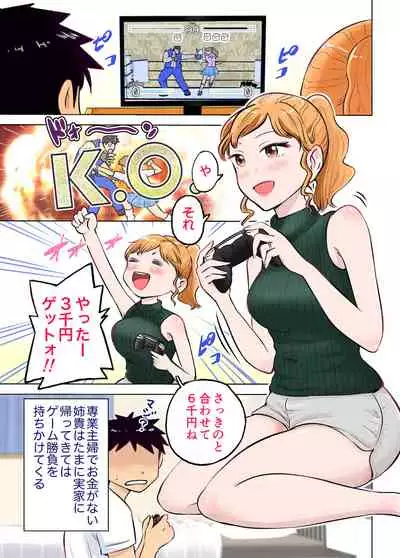 [Tekunishan] Nee-chan to Game Taiketsu de Ecchi na Onegaishitemita