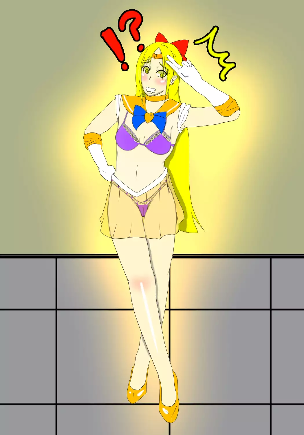 Kusuguri Rape Shokeinin vs Sailor Senshi