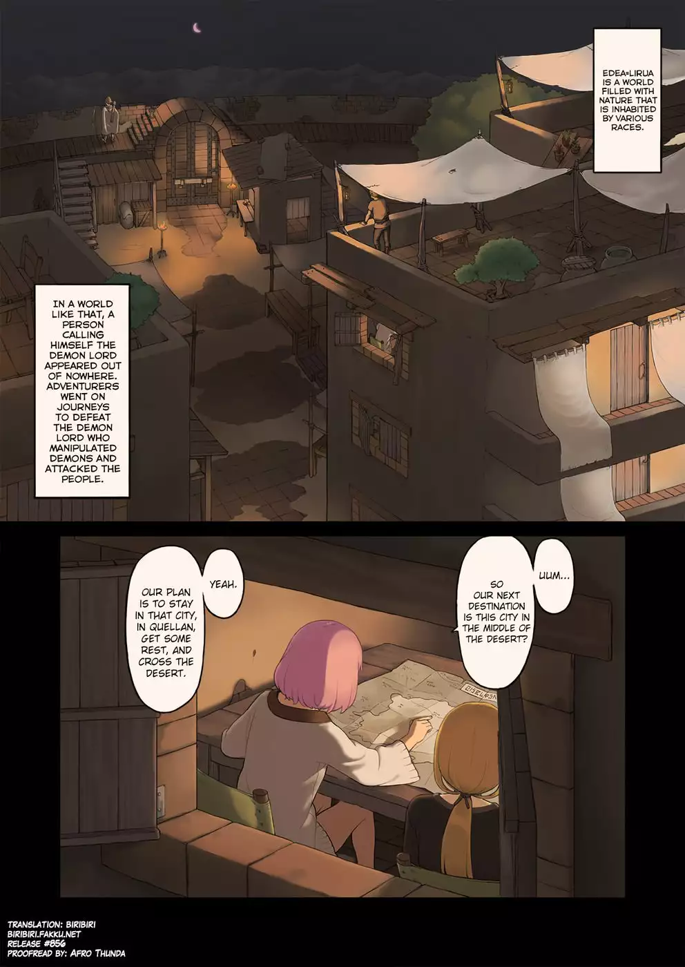 When Female Adventurers Stop at an Oasis in a Desert...