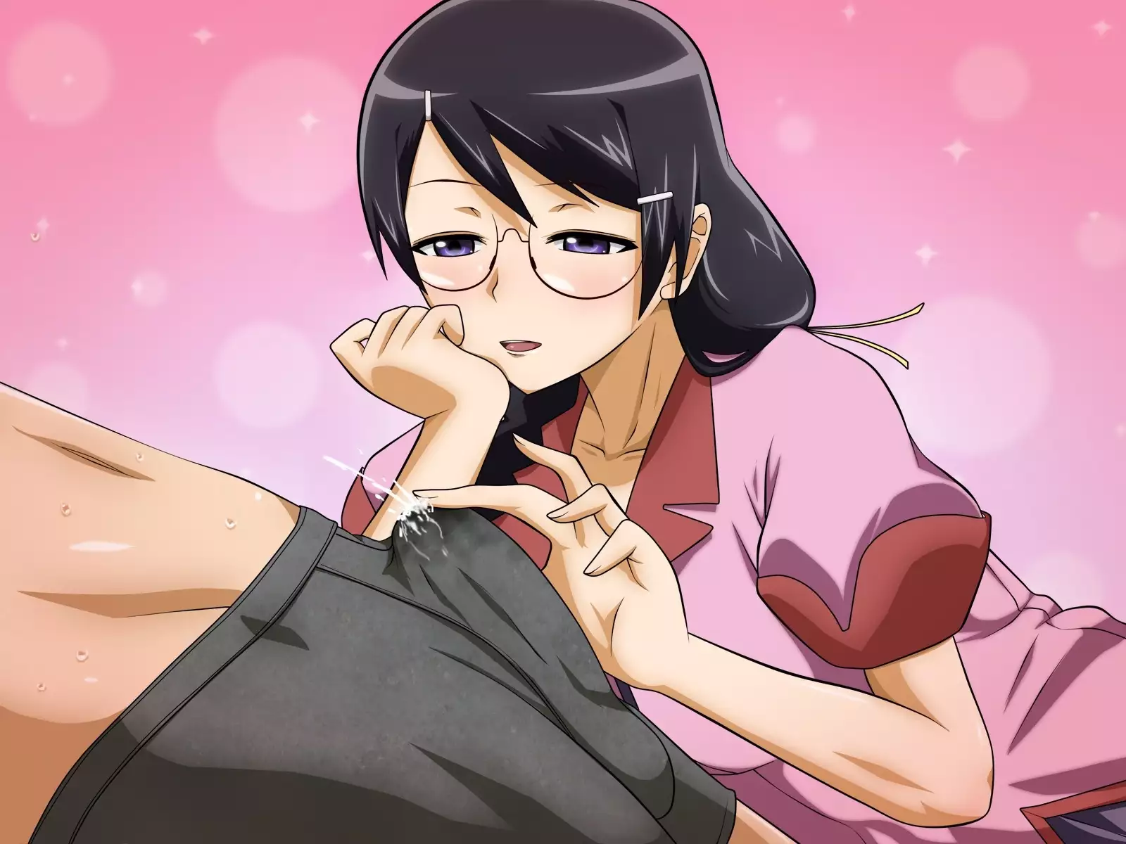 Boku to Kanojo to Migite no Kanojo.