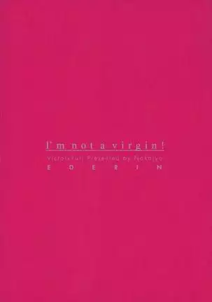 I’m not a virgin